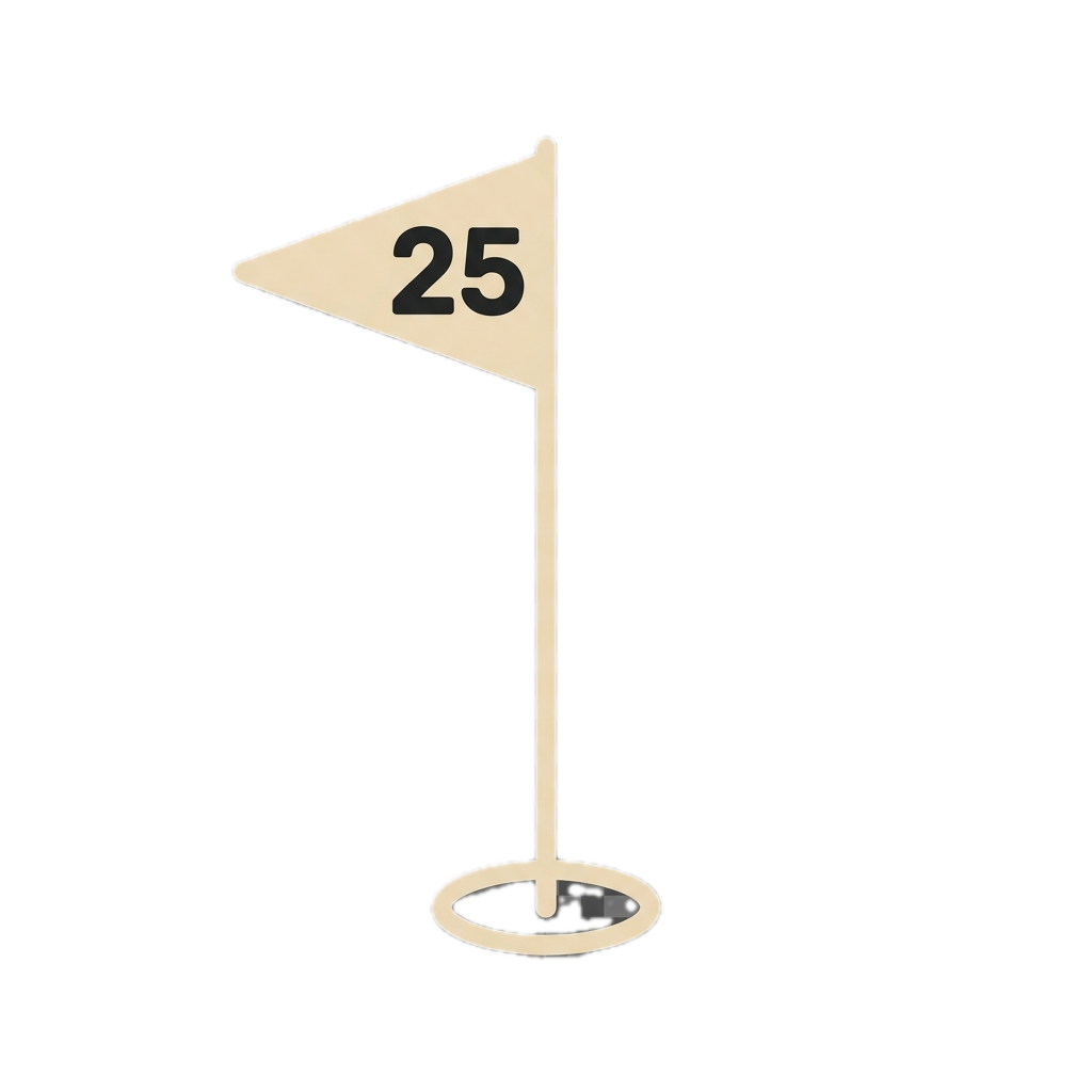 Golf flag icon